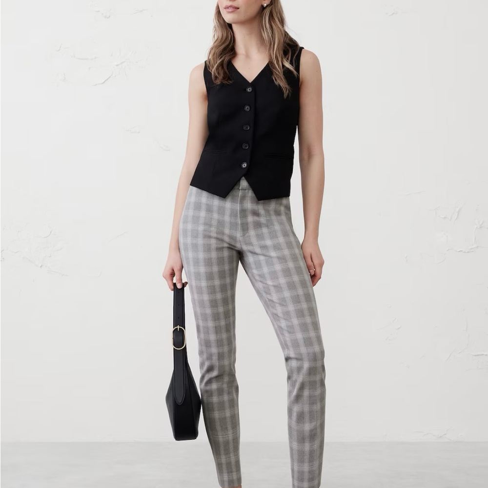 Petite 00 High Rise Sloan Straight Leg Pants